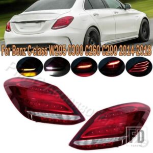 テールライトアセンブリ リアウィンカーライト ブレーキリバースランプ メルセデスベンツ Cクラス W205 C300 C350 C180L C200L 2014-2018用