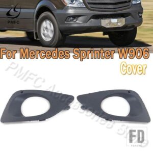 PMFC 車用フロントバンパー フォグランプ グリル フォグライト カバー 穴付き メルセデス スプリンター W906 9068850253 9068850353 カースタイリング