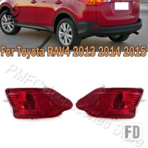 PMFC トヨタ RAV4 2013 2014 2015 ブレーキライト リアフォグランプ リフレクター ストップランプ カーアクセサリー カーリアバンパー ブレーキライト