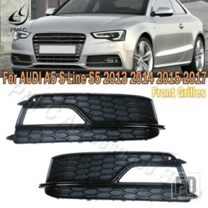 PMFC 車用フロントバンパー アンダーグリル フォグランプグリルカバー AUDI A5 S-LINE S5 2013-17 8T0807681K 8T0807682K