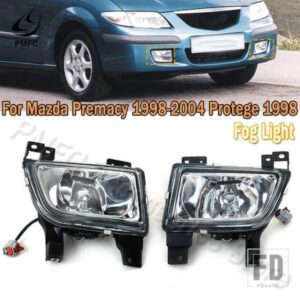 PMFC 車用フロントバンパーフォグライトアセンブリ マツダ プレマシー 1998-2004 プロテッジ 1998 BJ B25G-51-680 B25G-51-690 カースタイリング
