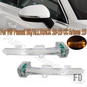 LED バックミラー サイドミラー ウィンカーライト インジケーターランプ VW PASSAT B8 ALLTRACK 2017-2019 CC ARTEON 2019 3G0949101 3G0949102