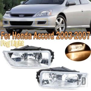 PMFC フロントバンパー フォグランプ ドライビングランプ フォグランプアセンブリ 電球付き ホンダアコード 2003-07 4ドア用