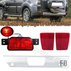 PMFC ブレーキライト リアテールバンパー スペアタイヤライト フォグランプカバー 三菱パジェロ/ショーグン V87 V93 V97 2007-2015 8337A068