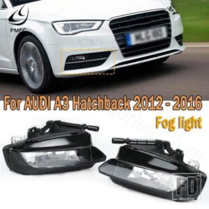 PMFC フォグランプ フロントバンパーアンダーハロゲンフォグランプ AUDI A3 スポーツバック ハッチバック 2012-16 8V0941699C