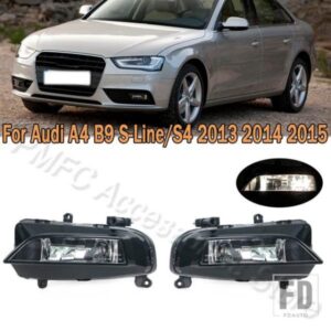 PMFC 車用フォグランプ フロントバンパー アンダーフォグランプ フォグランプアセンブリ AUDI A4 B9 S-LINE/S4 2013 2014 2015 8K0941699C 8K0 941 700C