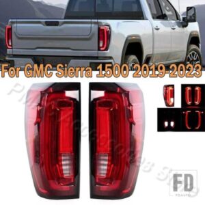 車用テールライトアセンブリ リアブレーキライト ウィンカー フォグランプ リバースランプ GMC SIERRA 1500 2019-2023 84831183 84831182 GM2800309