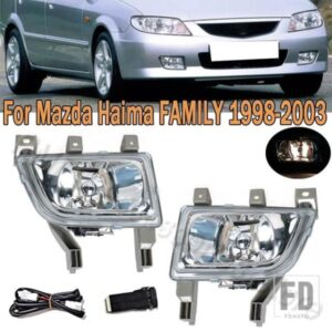 フロントバンパーフォグランプドライビングライトワイヤーケーブルスイッチ マツダ ハイマファミリー 1998-2003 車用 B30D-51-680 B30D-51-690B
