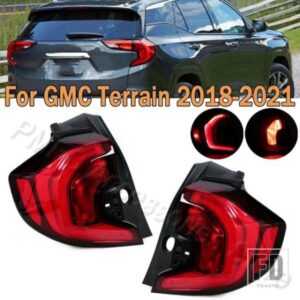 車用テールライトアセンブリ リアウィンカーライト ブレーキライト フォグ ドライビングランプ GMC テレイン 2018 2019 2020 84379497 84379498