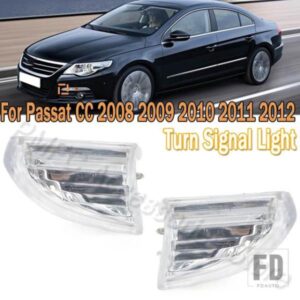 フロントバンパーウィンカーライトコーナーライトバルブ無VWパサートCC 2008-12 3C8807717 3C8807718車用