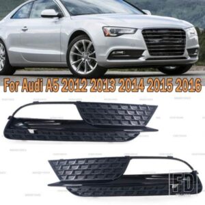 車用フロントバンパーフォグランプグリル フォグランプカバー レーシンググリル グリル AUDI A5 2012-16 8T0807681H 8T0807682H