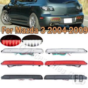 PMFC LED ブレーキライト リアバンパーリフレクター テールストップ ランニングウィンカー フォグランプ マツダ 3 2004-2009 BN8R-51-5L0B