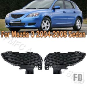 フロントバンパーグリルフォグランプカバーフレーム マツダ3 2004-2008 セダン カーアクセサリー ボディパーツ カースタイル 車用 BS1C-50-C21