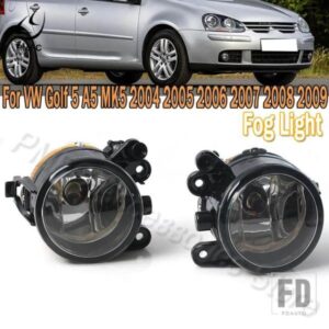 VW ゴルフ 5 A5 MK5 2004-09 車用 フロントバンパー ハロゲン フォグライト アセンブリ フォグランプ 1K0941699C 1K0941700C