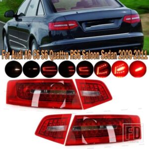 PMFC 車用テールランプ ストップライト ウィンカーランプ AUDI A6 C6 S6 QUATTRO RS6 セダン 2009 2010 2011 4F5945095J 4F5945096J