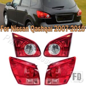 車用テールライトアセンブリ リアバンパー リバースブレーキライト ストップリバースランプ ウィンカーライト NISSAN QASHQAI J10 2007-2010用