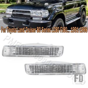 トヨタ ランドクルーザー 80 シリーズ LC80 FJ80 FZJ80 HDJ80 HZJ80 4500 4.5L 1991-1998 8152160251 用 フロントバンパー ウィンカーライト
