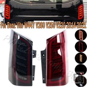 車用LEDテールライトアセンブリ ダイナミックウィンカーランプ ブレーキリバースライト メルセデスベンツ ヴィト W447 V260 V250 V220 2014-2021用