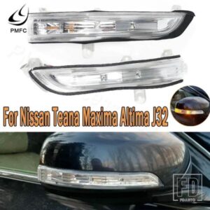 ウィンカーライト 車用LEDリアビューミラーサイドインジケーターランプ 日産 ティアナ 2008-2012 マキシマ アルティマ J32 2009 2010 2011-2013用