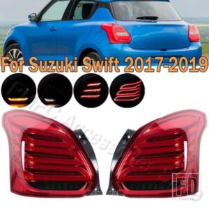 スズキ スイフト 2017 2018 2019 車用 LED テールランプ アセンブリ テールライト リアフォグランプ ブレーキライト リバースダイナミックウィンカーランプ