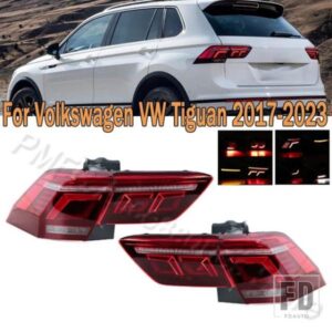 LEDテールライトアセンブリ ウィンカーライト ブレーキライト リバースランプ リアフォグランプ VW TIGUAN 2017-21-2023用