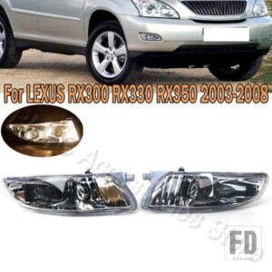 PMFC レクサス RX300 RX330 RX350 2003-2008 フォグランプ DRL フロントバンパー フォグランプ ヘッドライト ランプ 電球付き 81221-48020 81211-48020