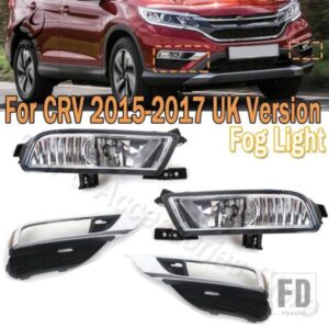 フォグランプ バンパー ドライビングランプ カバーグリル フレームトリム キットスイッチ ホンダ CRV タイプ UK バージョン 2015 2016 71103-T0N-T00