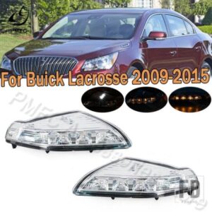 PMFC 車用 LED ウィンカーライト バックミラーランプ サイドミラー ビュイック ラクロス 2009-15用