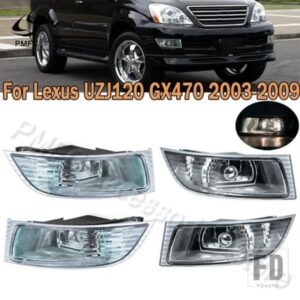 PMFC レクサス UZJ120 GX470 2003-2009 フォグランプ フロントヘッドライト ハロゲン フロントバンパー フォグランプ ドライビング ランニングライト