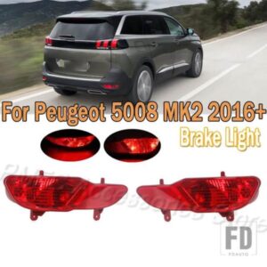 リアバンパーストップランプ フォグランプ ブレーキライト プジョー 5008 MK2 2016+ 9811981980 9811982980 YL00561880 YL00561780