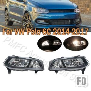 車用ライト フロントバンパー フォグランプ フォグランプアセンブリ VW ポロ 6C ハッチバック 2014-18 6C0941661D 6C0941662D