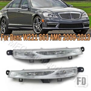LED DRL デイタイムランニングライト デイライト フォグランプ ライト 2218201356 22 82014 56 メルセデスベンツ W221 S63 AMG 2009 2010 2011-2013用