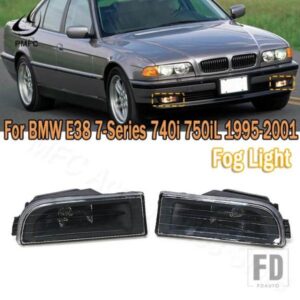PMFC フロントバンパー フォグライト ランプ 電球付き BMW E38 7シリーズ 740I 750IL 1995-99-2001 63178352024 63178352023