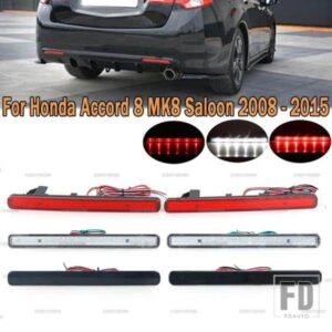 PMFC ホンダ アコード 8 MK8 サルーン 2008-2015 EU アキュラ TSX セダン 2009-2014 バージョン 車用 LED リアバンパー リフレクター ライト ブレーキランプ