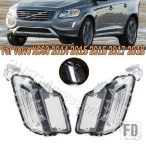 LED フロントバンパー フォグランプ DRL デイタイムランニングライト フォグランプ ボルボ XC60 2014-18 車用 31364330 31364331