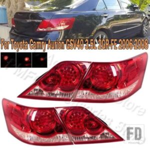 リアバンパー テールライトカバー ブレーキライト ストップランプ テールランプアセンブリ トヨタ カムリ オーリオン GSV40 3.5L 2GR-FE 2006 2007 2008用