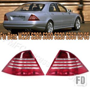 車用テールライトアセンブリ LEDリアブレーキライト メルセデスベンツ W220 S280 S300 S320 S350 S500 S600 2002-2005用