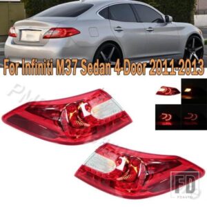 テールライトアセンブリ リアウィンカーライト ブレーキリバースランプ インフィニティ M37 セダン 4ドア 2011-2013 265551MA0A 265501ME0A