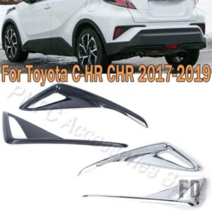 PMFC トヨタ C-HR CHR 2017 2018 2019 車用 リアバンパー ランプ フォグランプ カバー ABS スタイリング トリム モールディング ガーニッシュ フレーム
