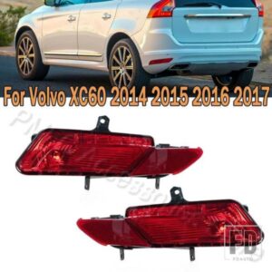 リアバンパーランプ ブレーキライト ストップランプ テールライト フォグランプ ハザード灯 カーライト レッドシェル ボルボ XC60 2014-16用