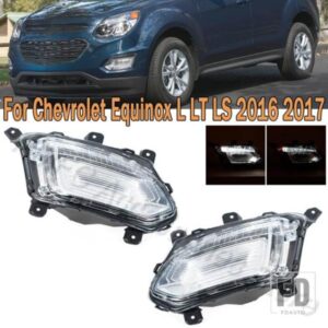 フロントバンパー LED DRL フォグランプ デイタイムランニングライト ドライビングランプ シボレー エクイノックス L LT LS 2016 2017 GM2592316C 23375568