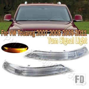 PMFC LED ウィンカーライト 車側 リアビューミラーランプ アンバー VW TOUAREG 2007-11 7L6949101C 7L6949102C