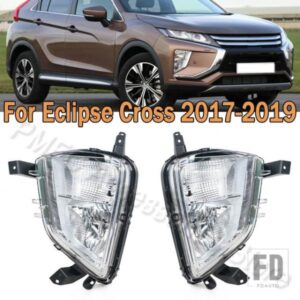 フロントバンパーフォグランプ DRL ウィンカー デイタイムランニングライト バルブ無 三菱 エクリプスクロス 2017-2019 8315A041 8315A042