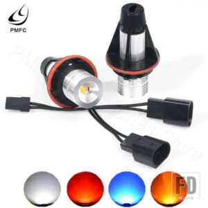 PMFC LEDチップ 1セット 2*5W 10W BRIDGELUX LEDマーカーエンジェルアイ ホワイト/ブルー/レッド/イエロー BMW E39 E53 E60 E61 E63 E64 E65 E66用