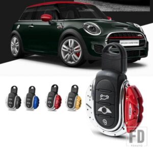 IJDM JCW カーキーカバー ミニクーパー用 キーカバー キーケース キーチェーン ミニクーパー F55 F56 F57 F54 F60 JCW プラスチック素材 ABS