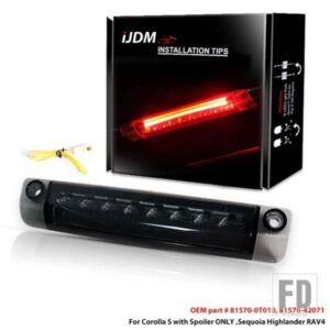 JDM リアセンタールーフハイマウント LED 3RD ブレーキ ストロボフラッシュブレーキ機能付き トヨタ クロラ セコイア ハイランダー RAV4 ブレーキ LED