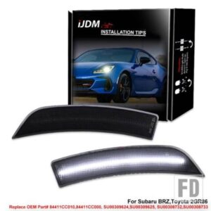 IJDMスタイル トヨタ GR86 ZN8 用 スバル BRZ ZD8 2022+ バンパー LEDフェンダーフレア サイドマーカーライト オートウィンカーブリンカー