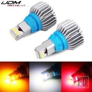 IJDM 車用プレミアム T15 LED 6000K ホワイト 12V 24V CANBUS 912 W16W LED電球 車用バックランプ ウィンカー ブレーキランプ レッド
