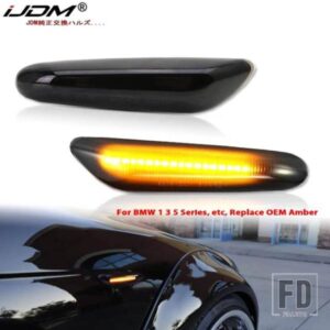 IJDM 車用ウィンカーバルブ アンバー BMW E81/E82/E87/E88 E90/E91/E92/E93/E46 M3 E60/E61 1 3 5 X シリーズ フロントサイドマーカーランプ用
