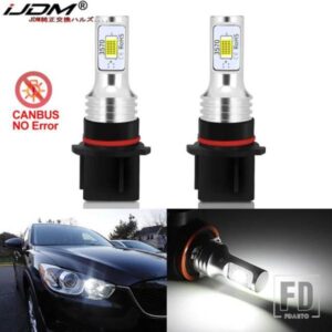 IJDM HID ホワイト CANBUS P13W SH24W LED バルブ マツダ CX5 CX-5 2013 2014 2015 LED ドライビング DRL デイタイム ランニング ライト ランプ